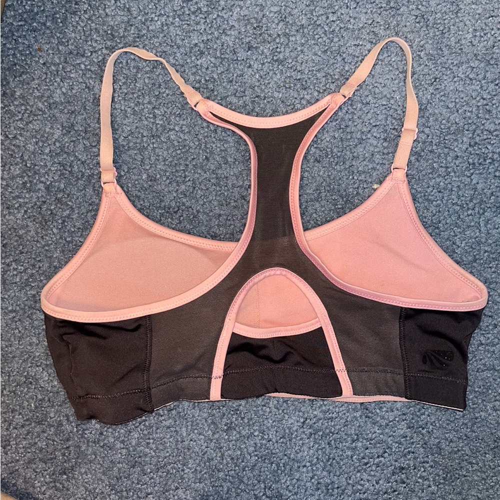 Pink and Grey Sports Bra- size Medium - Picture 3 of 3